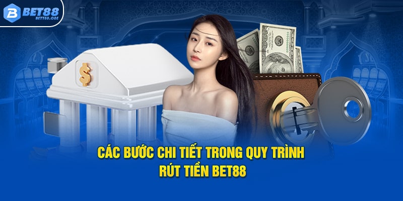 Các bước chi tiết trong quy trình rút tiền BET88