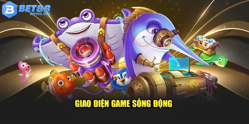 Giao diện game sống động